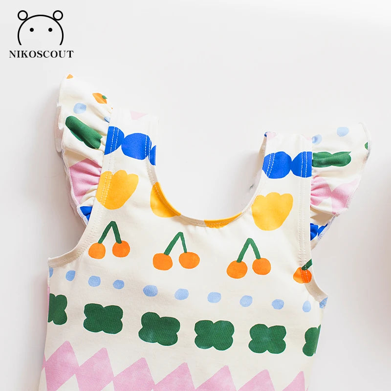 Children's Swimsuit Girl Baby Swimsuit Baby Girl Ins Kidsren's Swimsuit Cute Bikini Quick-Drying Summer