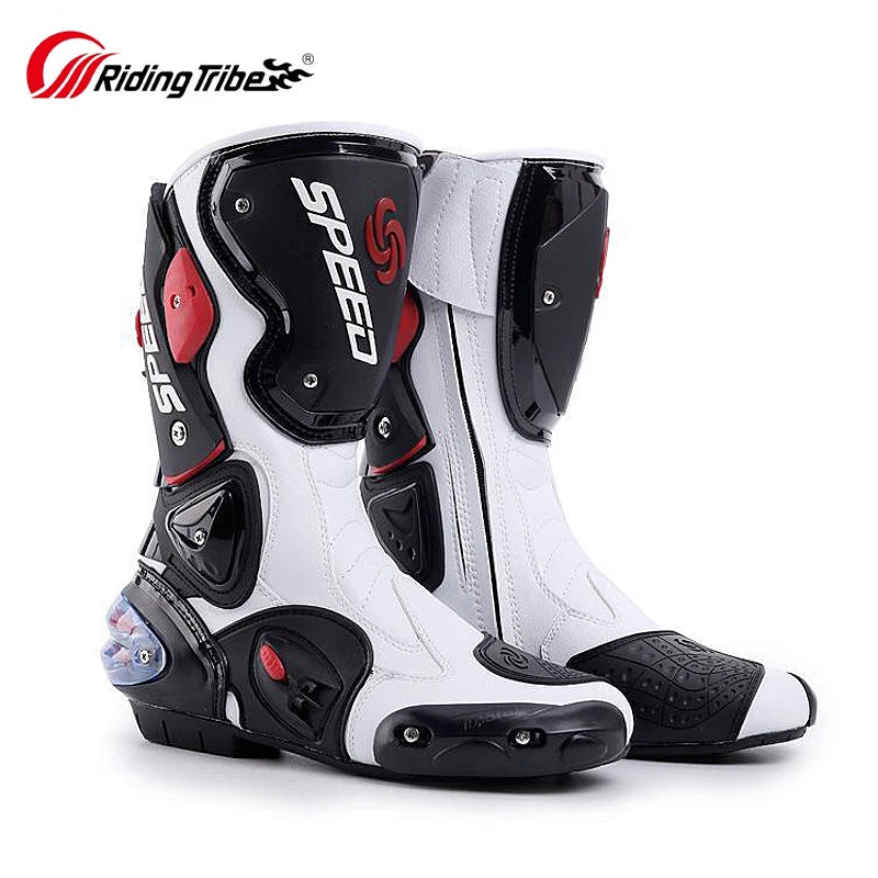 Riding Tribe Men Motorcycle Boots Moto Racing Motocross Off-Road Motorbike Motorcycle Shoes Botas Moto Riding Boots