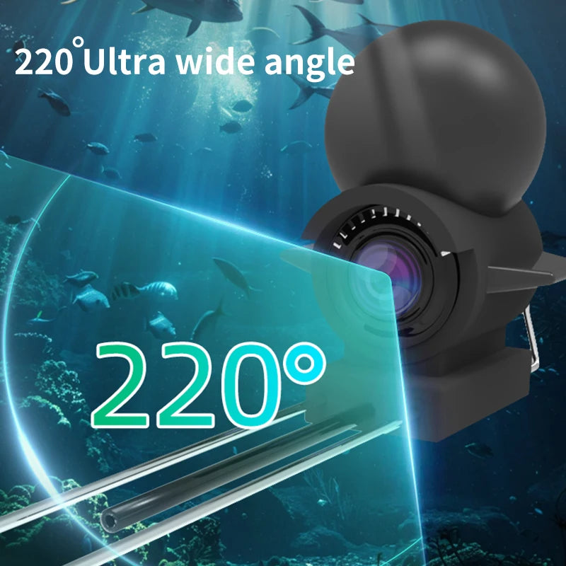 Dodosee Handheld 1080P 4.3'' LCD Fish Finder Portable Fish Depth Finder Water Underwater 220° Fishing Camera With Night Vision