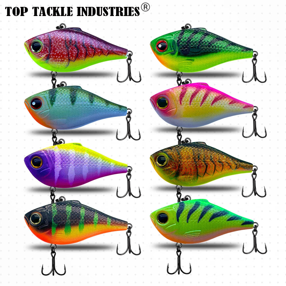 Outdoors Spring and Summer Season New Colors 1Pcs  ABS Plastics VIB Vibration Bait Fishing Lures 14.5g 6cm /20g 7cm Hard  Tackle