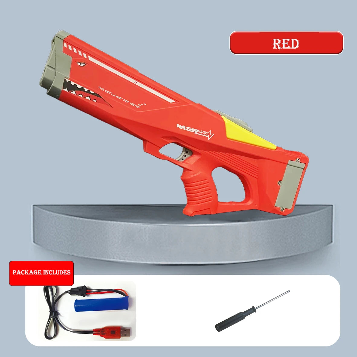 Large Capacity Water Guns Shark Adult Automatic Electric Water Gun Children Outdoor Beach Games Pool Summer Toys High Pressure