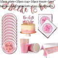 Bachelorette Party Team Bride To Be Tableware Cups Plate Bridal Shower Gift Bride to be Hen Wedding Decorations Adult Supplies