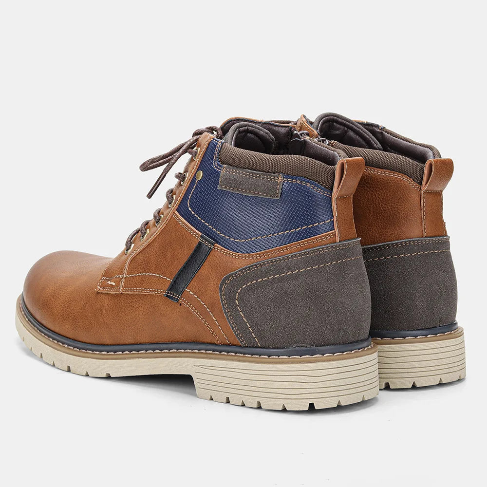 Men's Boots Retro Brushed Ankle Boots Men's Shoes Large Autumn and Winter Men's Boots Walking Shoes Women 2023 Shoes for Men