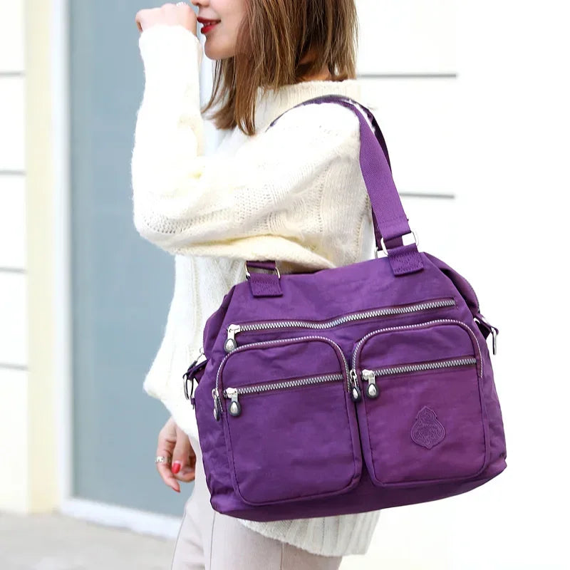 Women's Fashion Top-Handle Bag for Women Big Handbag Nylon Crossbody Bags Waterproof Shoulder bag purses and handbags bolsos sac
