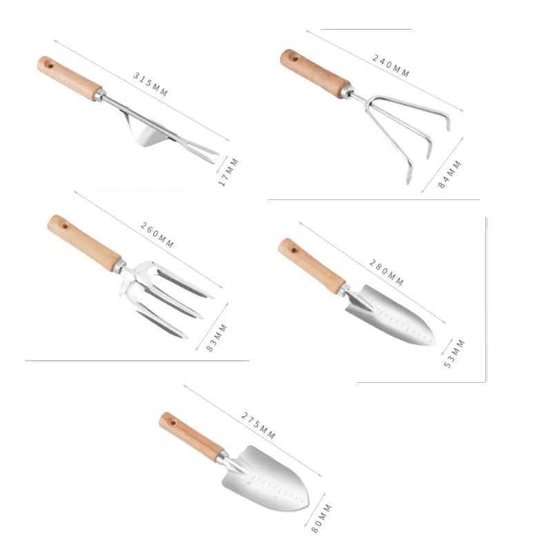 Garden Hand Tool Wide Shovel Hand Cultivator Rake Flowers Potted Household Plant Garden Tools for Digging Transplanting Weeding