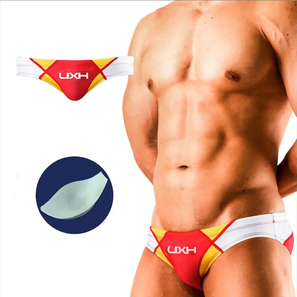 Mens Swim Briefs Low Waist Bathing Suit Swimwear Sexy Surfing Swimsuits Bikini Beach Summer Swimming Trunk maillot de bain homme