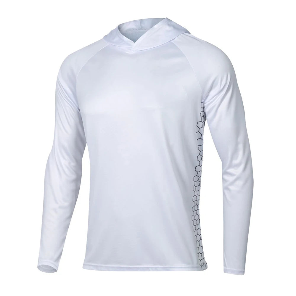 Fishing Hoodie Men Clothes Summer Breathable Long Sleeve Fishing Jersey Sun Protection Camouflage Fishing Shirts
