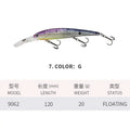 ZWICKE Trolling Lure Wobbler 120mm/20g Floating Crankbait Bandit Minnow Bass Pike Bait Depth 3-8M Saltwater Fishing Tackle