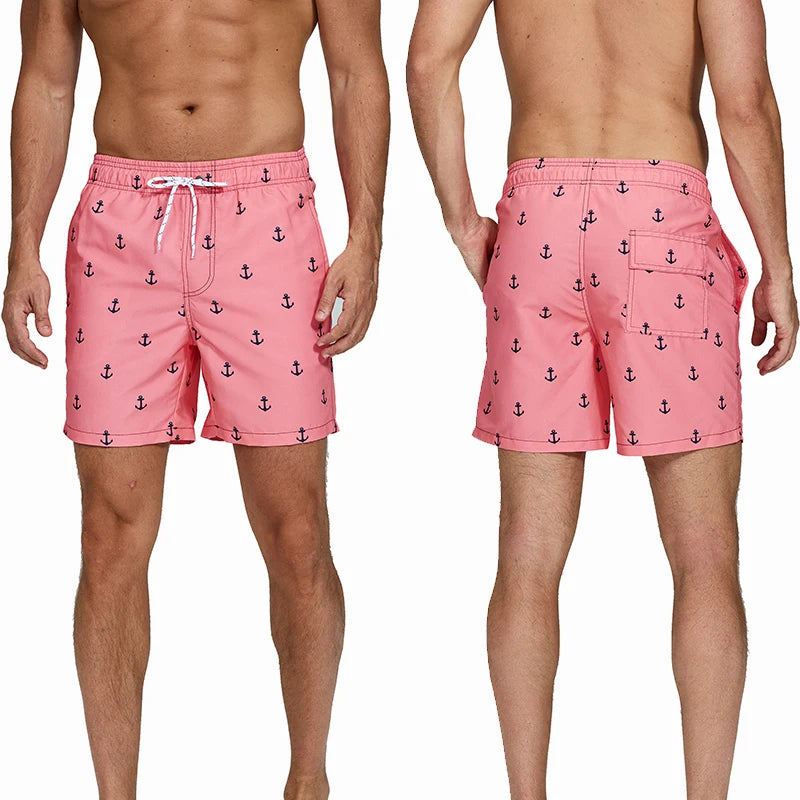 DATIFER 2026 Summer Men's Sports Short Beachwear Shorts Para Hombre Surfing Swimming Trunks Bathing Fitness Swimsuits