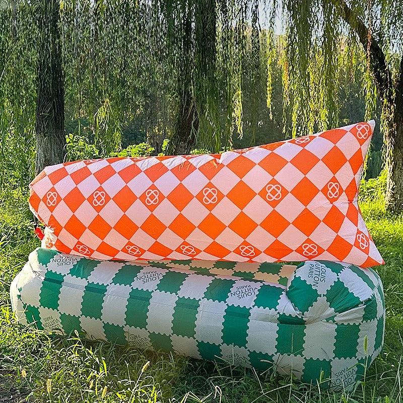 Sleeping Bag Internet Celebrity Inflatable Sofa Mattress Single Recliner Lazy Portable Lunch Break Music Festival Picnic Camping