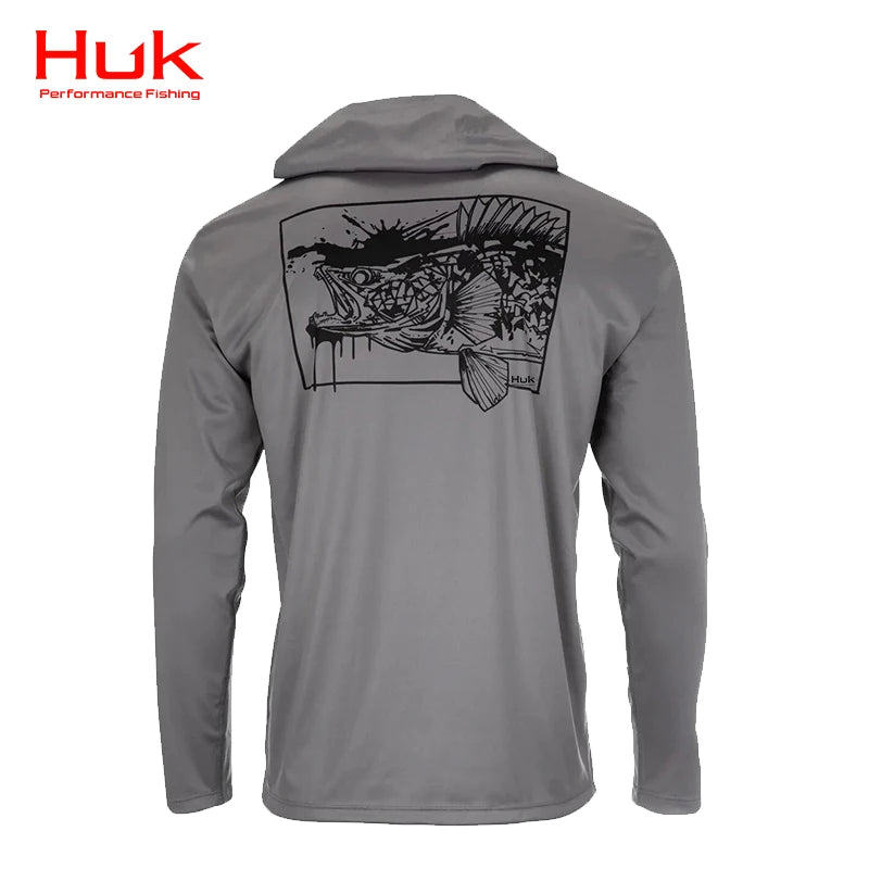 2023  Summer men's fishing clothes hooded shirt, comfortable, breathable protective ability, fishing hoodie roupa de PESCA