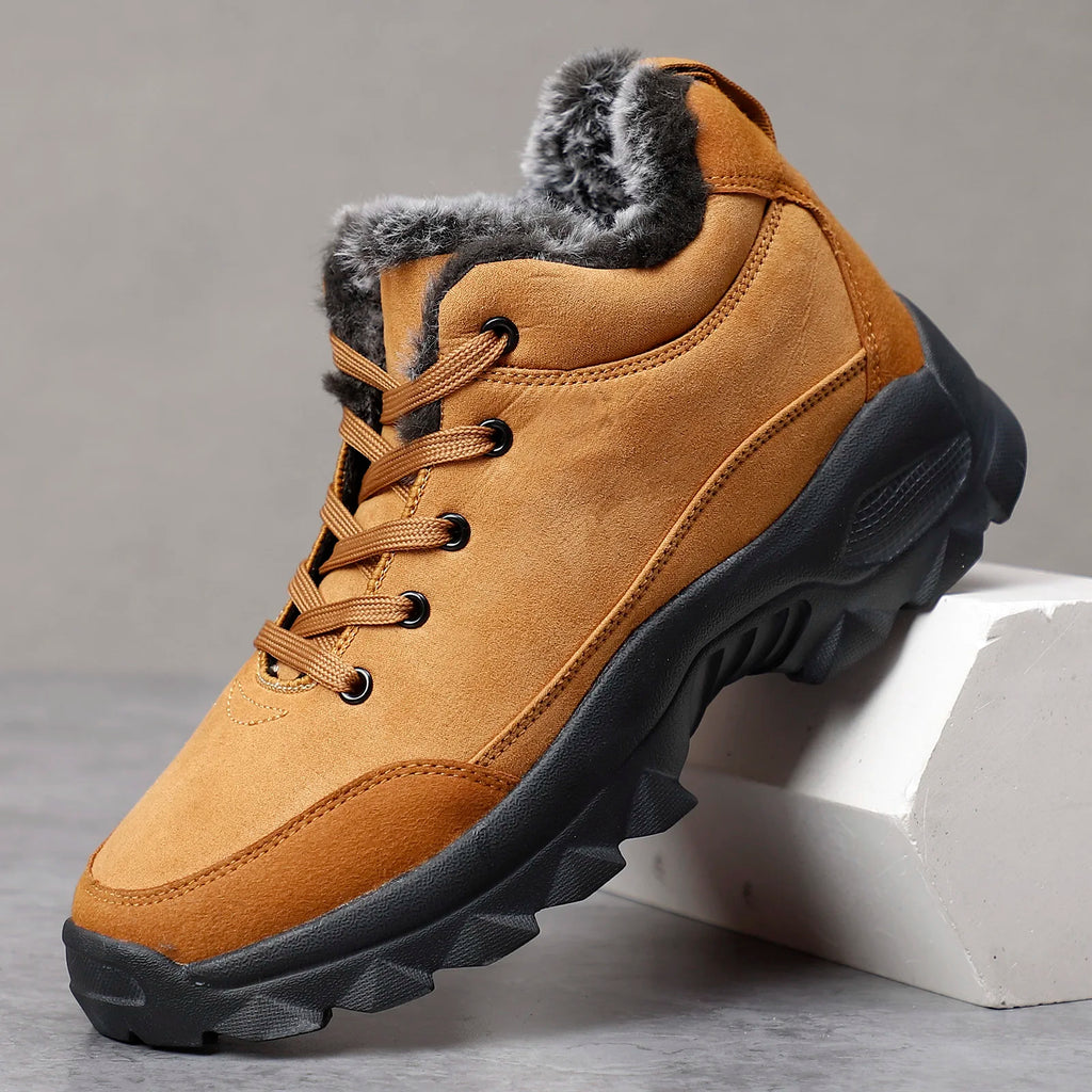 Men Snow Boots Winter Outdoor Walking Shoes Light Sneakers for Men Winter Shoes Botines Tenis Mens Hiking Ankle Boots Footwear