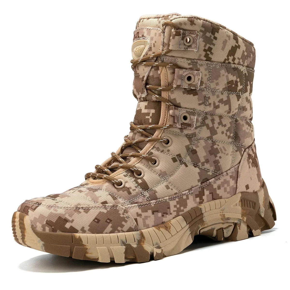 Men Tactical Boots Waterproof Army Work Climbing Hiking Shoes Training Motorcycle Hunting Safety Unisex Desert Boot