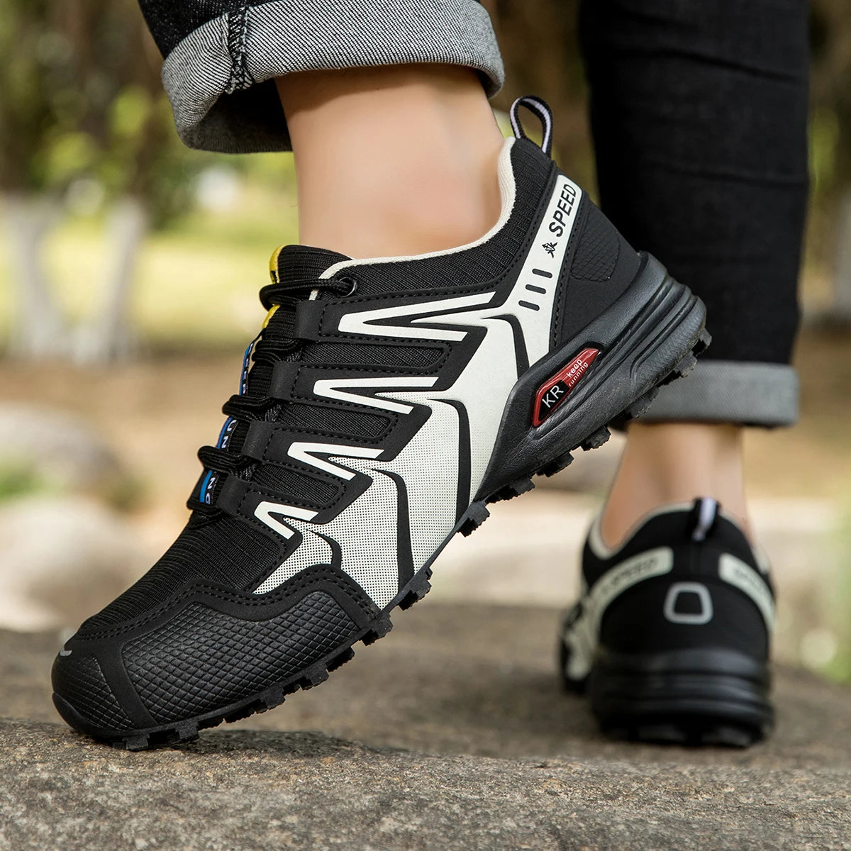 2025 Men's Waterproof Hiking Shoes Outdoor Hiking Shoes Mountaineering Camping Hunting Tactical Boots Men's Cycling Shoes
