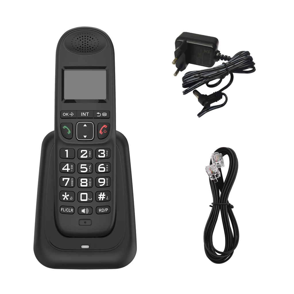Expandable Cordless Phone System with 3 Lines Display Caller ID Hands-free Calls Intercom Conference Call Mute Function