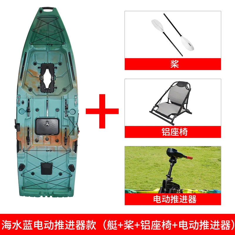 kayak pedal canoe single double boat fishing boat assault boat