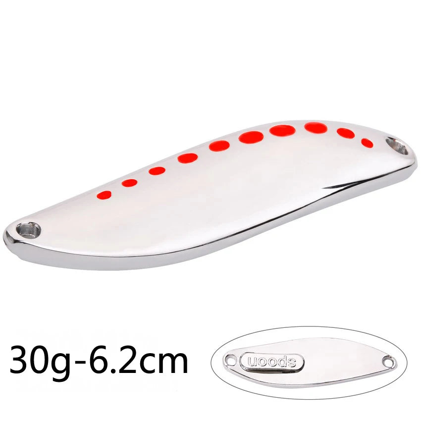 Metal Vib Leech Spinners Spoon Lures 2.5g 5g 7.5g 10g 15g 20g 25g 30g Artificial Bait Lure Fishing Tackle for Bass Pike Perch