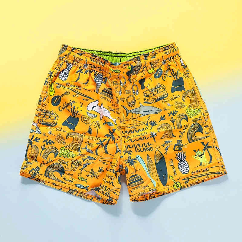 Kids Swim Trunks For Summer Outdoor Diving Beach Shorts For Boys And Girls, Comfortable And Casual Family Beach Shorts