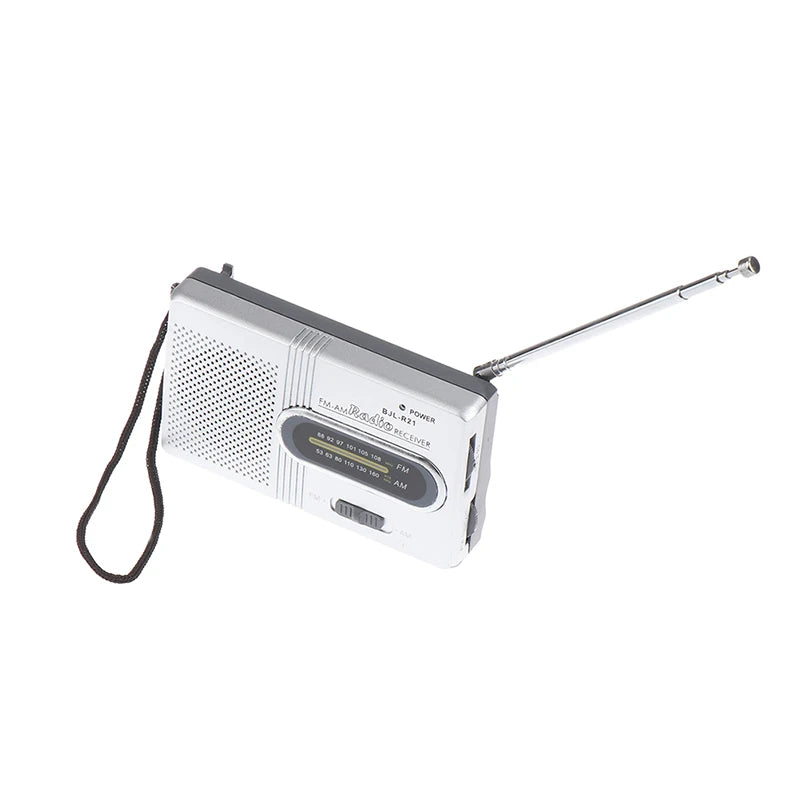 2026 Multifunction Mini Stereo Radio - Portable AM/FM Tuner & Music Player, Features Telescoping Antenna and Built-in Speaker