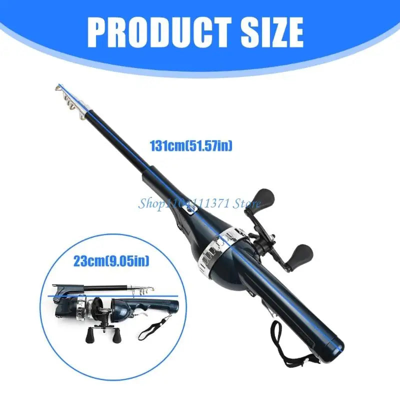 P9FC Light weight Fishing Rod with Innovative Fold for Portables Storage and Reduced Fatigue During Long Fishing