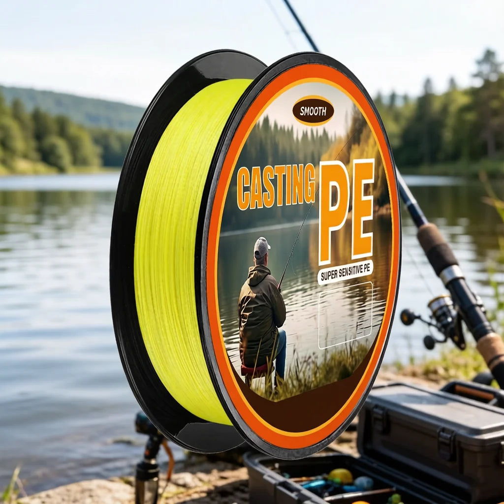 Braided Fishing Line 150m X8 PE Fishing Line Multi-Pack Durable Monofilament Line for Anglers