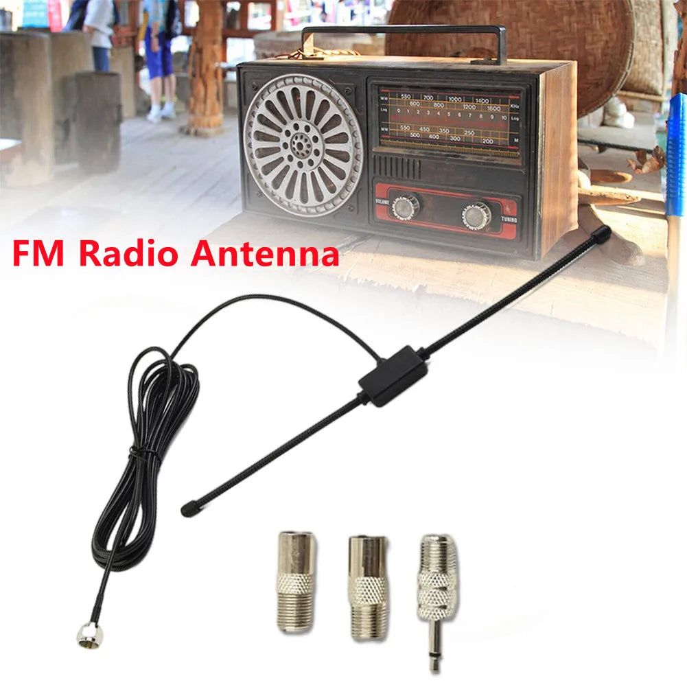 FM Radios Antenna FM Dipole Antenna For Stereo Receiver Music System FM Radios Home Stereo Audio Videos Home Theater Receiver