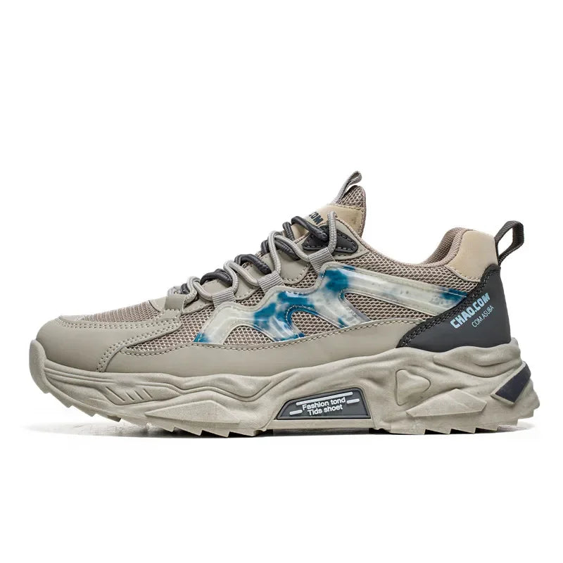 Men's motorcycle shoes for outdoor hiking, breathable, comfortable, versatile and trendy shoes