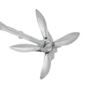 Grapnel Boat Anchor Portable For Paddle Boards Small Watercrafts Canoes Foldable Grapnel Boat Anchor Galvanized Sturdy