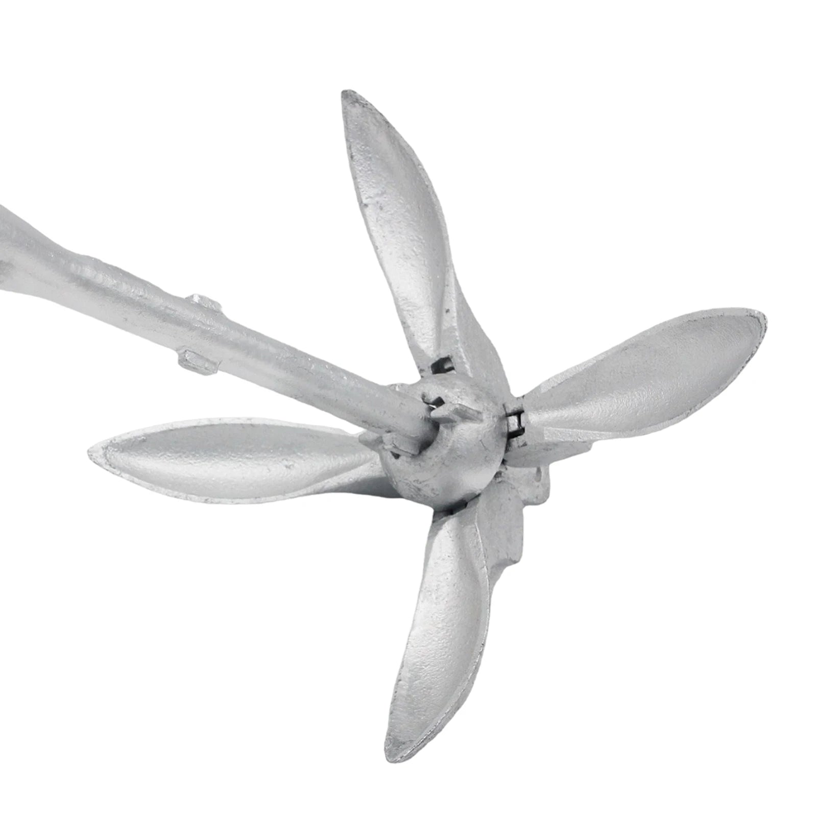 Grapnel Boat Anchor Portable For Paddle Boards Small Watercrafts Canoes Foldable Grapnel Boat Anchor Galvanized Sturdy