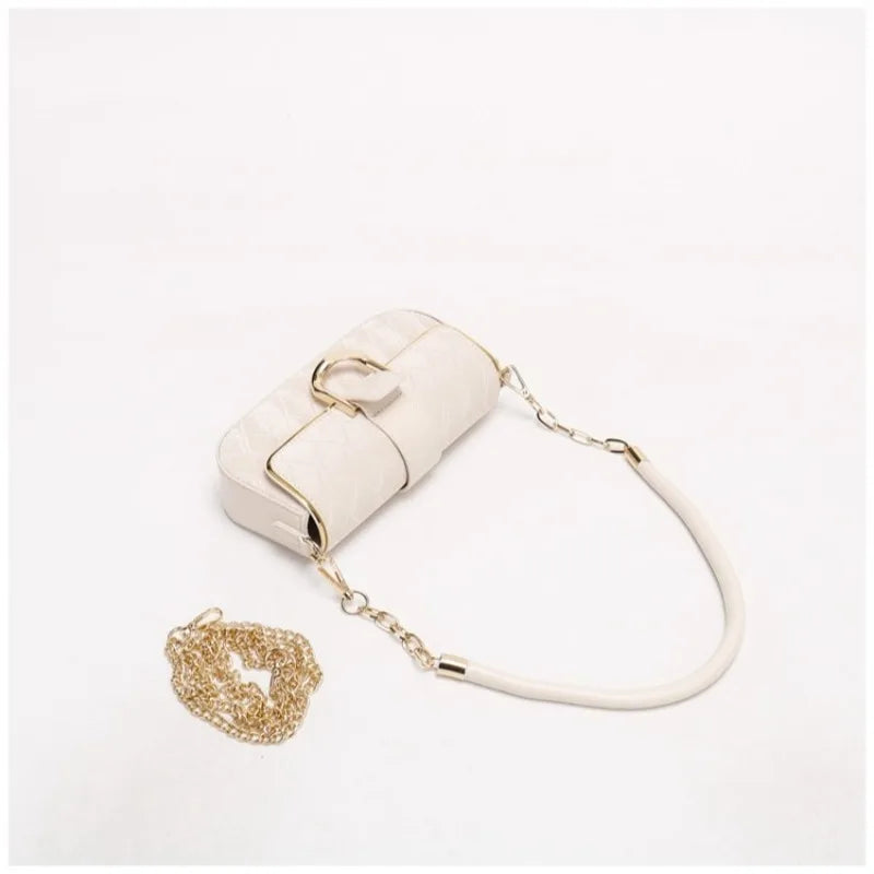 Fashion Shoulder Bags for Women 2025 New Handbags Argyle Chain Woman Crossbody Bag Double-use Small Handbag Female Bag Purse