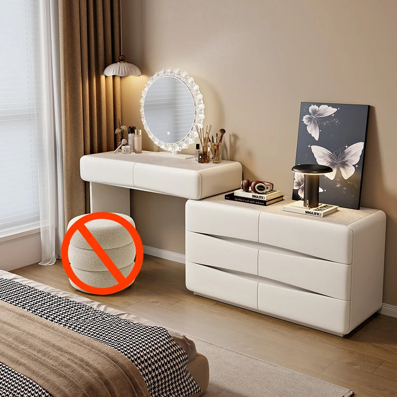European Trendy Vanity Table Modern Glamour Living Room Wide Vanity Table Corner Aesthetic Meuble Rangement Salon Furniture