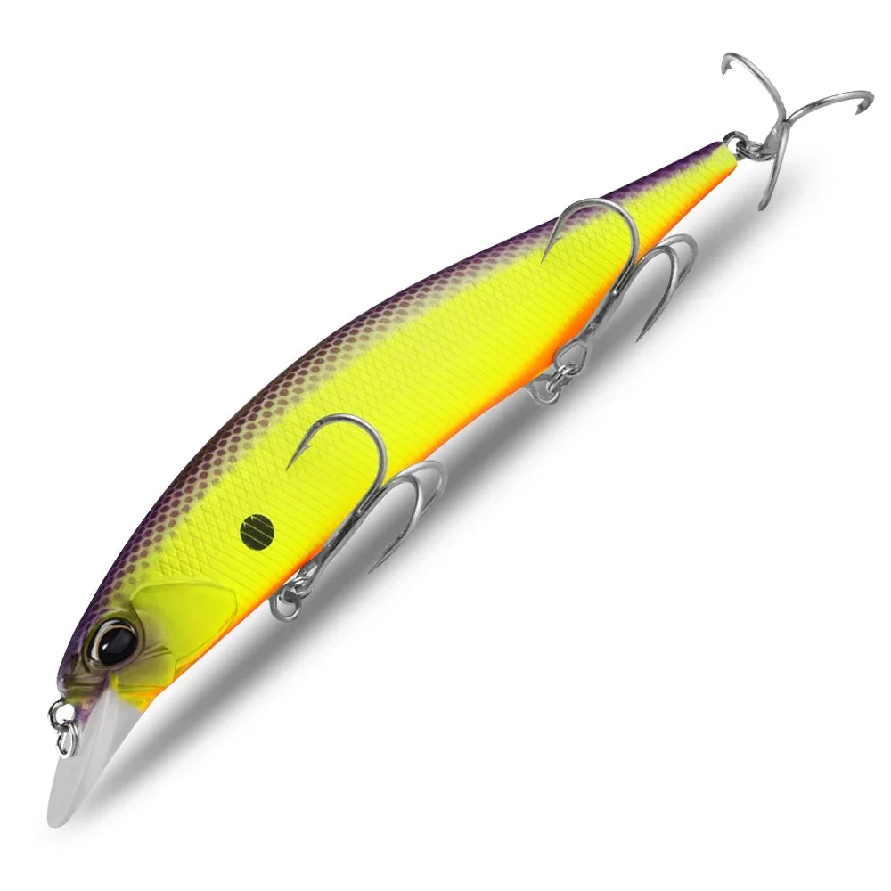BEARKING 12cm 18g hot model fishing lures hard bait 10color for choose minnow quality professional minnow depth1-1.8m