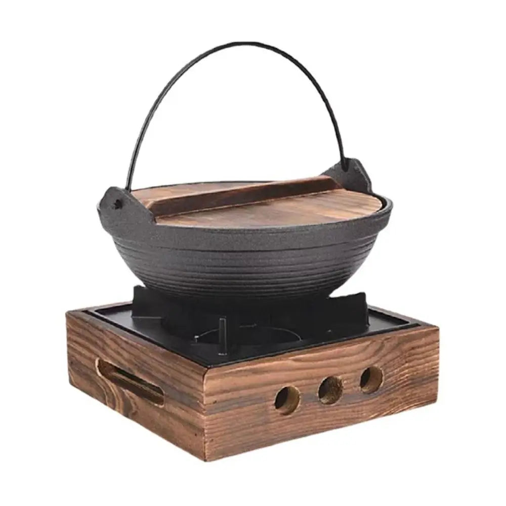 Commercial Wooden Cooking Grills Stove Square Portable Solid Stoves Multi-functional BBQ Cooking Furnace Outdoor