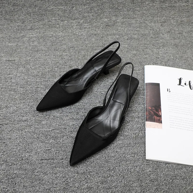 Summer 2026 New Women's Shoes - Stylish Pointed Toe Stiletto Heel Women's Shoes with a Single Strap and Elegant Sandals