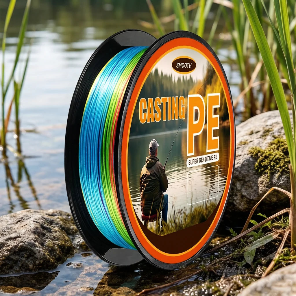 Braided Fishing Line 150m X8 PE Fishing Line Multi-Pack Durable Monofilament Line for Anglers
