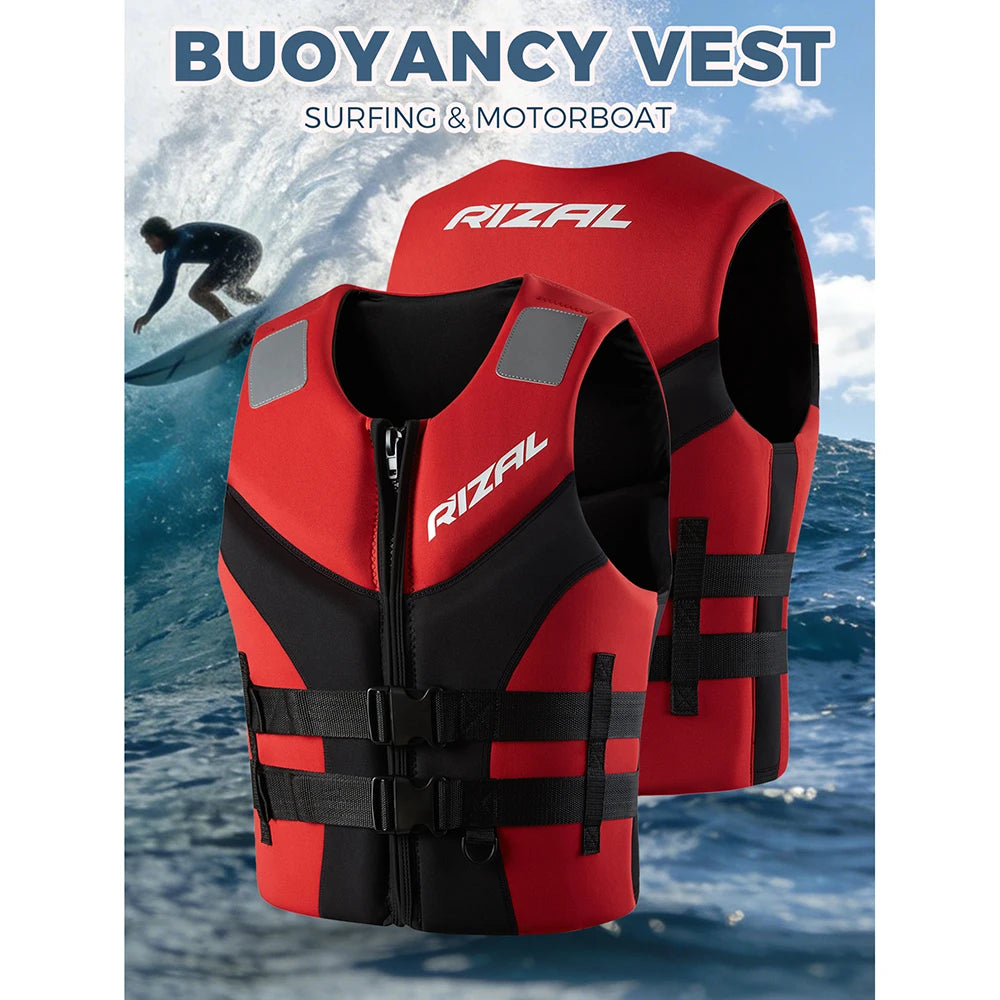 Buoyancy Vest - Adjustable, 50N+ Buoyancy, Summer Water Sports Gear for Men & Women, Suitable for Swimming, Pool, Beach