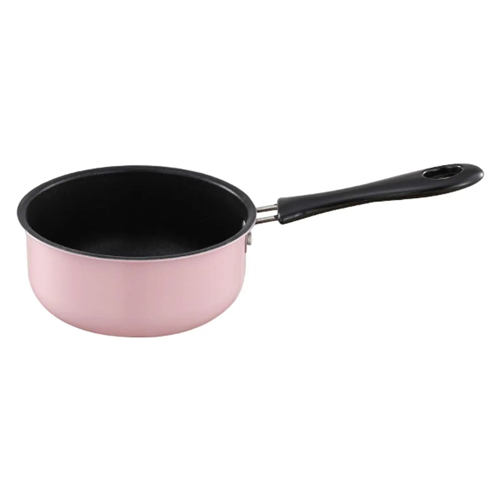 Milk Pan Porridge Cooking Pot with Long Handle Non Stick Butter Warmer Small Saucepan for Gas Stove Kitchen Induction Cooker