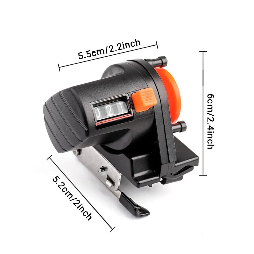 0-999M Fishing Line Finder Counter 6cm Accurate Depth Measurement Tool Digital Display Universal