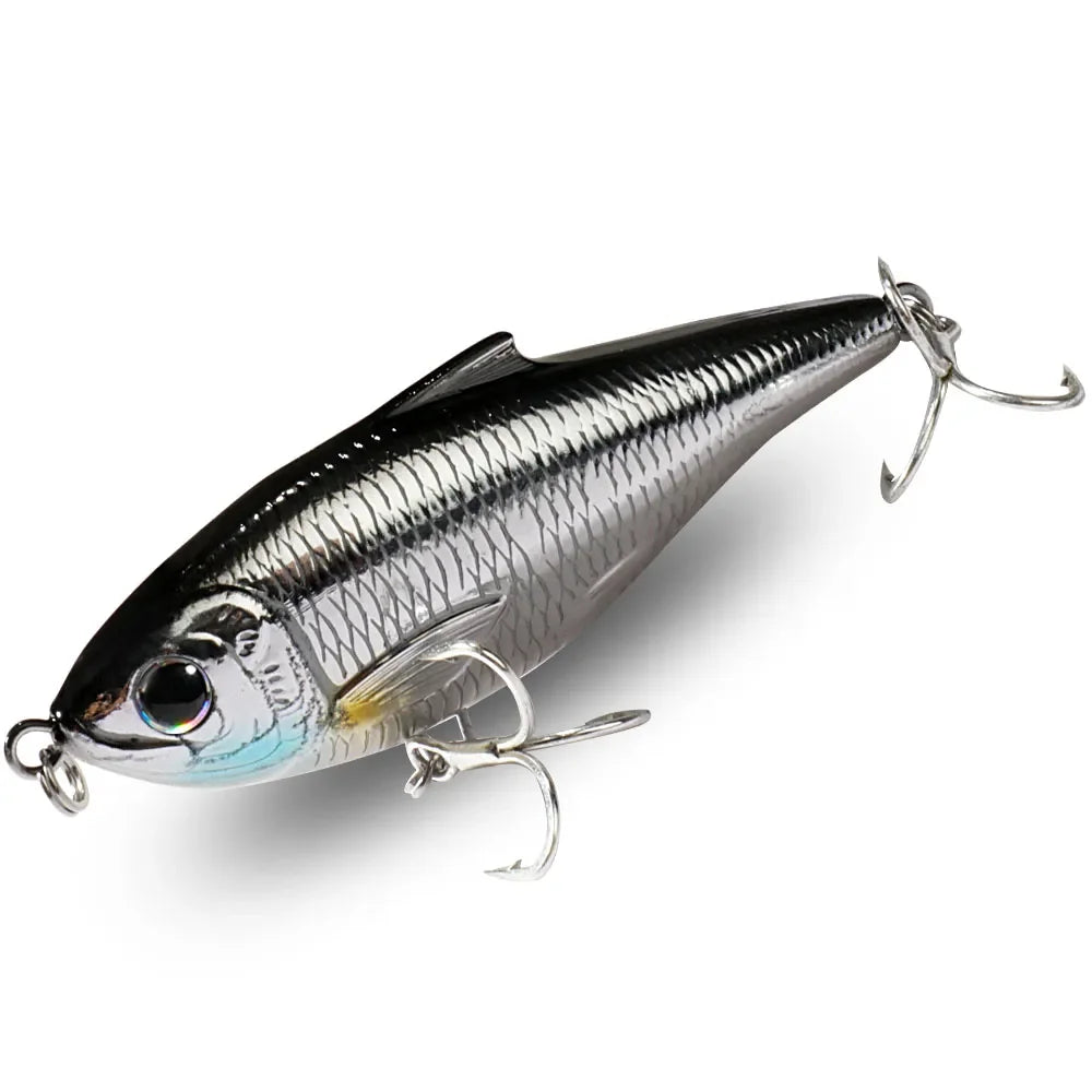 Top Water Floating Minnow 12g 7.5cm Pencil Lure 20g 9cm VIB Rattle Steel Ball Swimbait Pesca Wobbler Jerkbait Tackle Twitch Bait