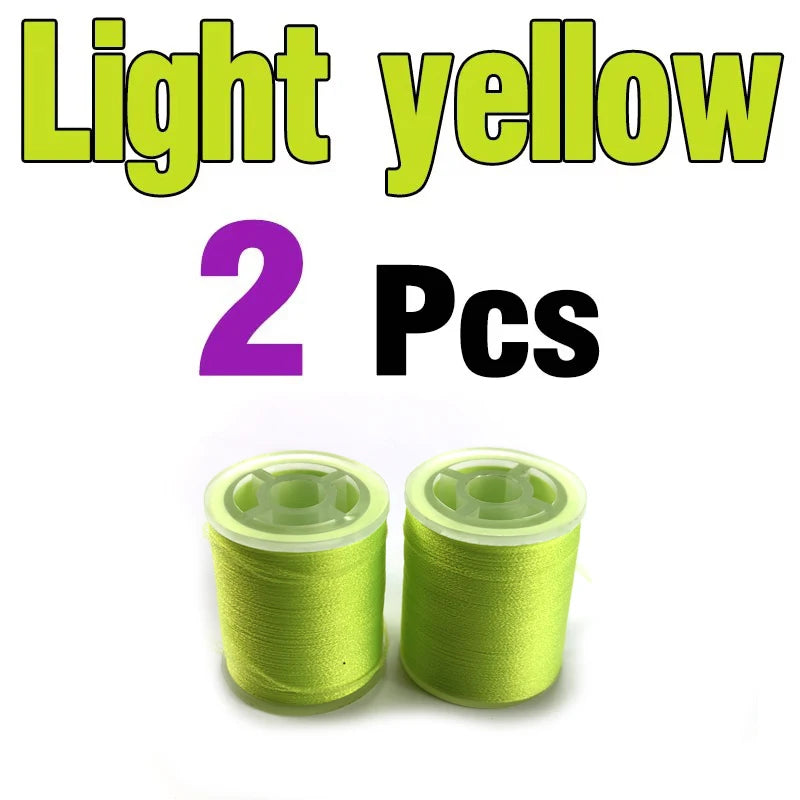 MNFT 2Spools Fly Tying Multi Filaments Thread 150D Polyester Fly Tying Materials