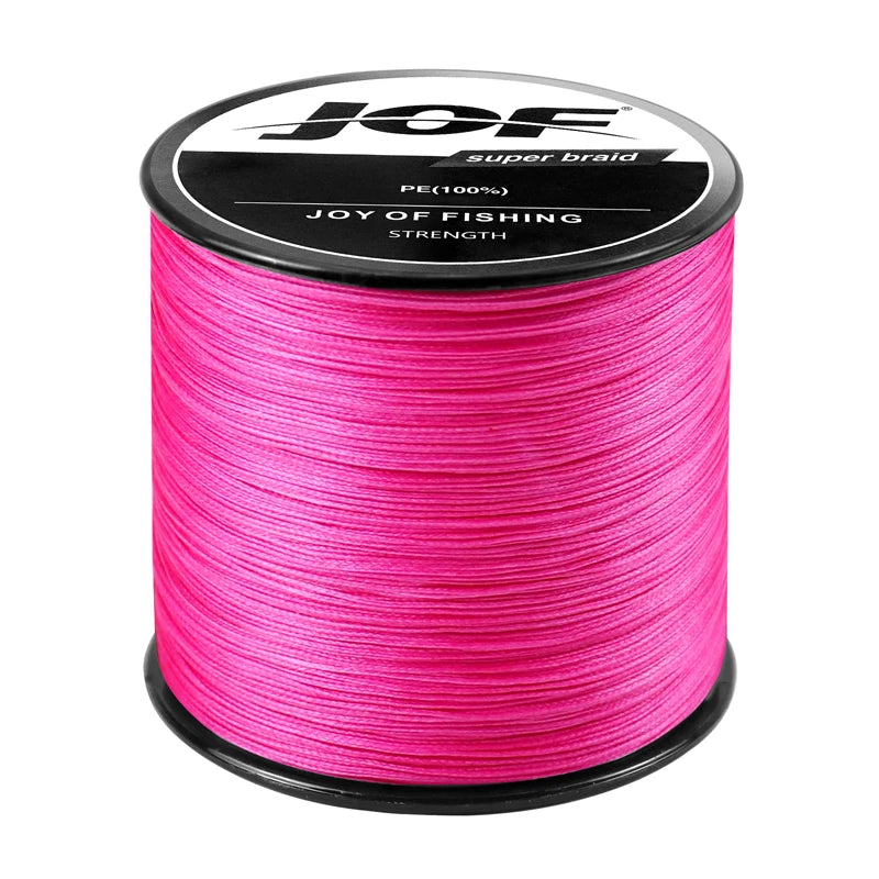 JOF Braided Fishing Line 4 Strands 1000M 500M 300M Multifilament Line Carp Fishing 8-80LB PE Line Sea Fishing 4X Braid Wire