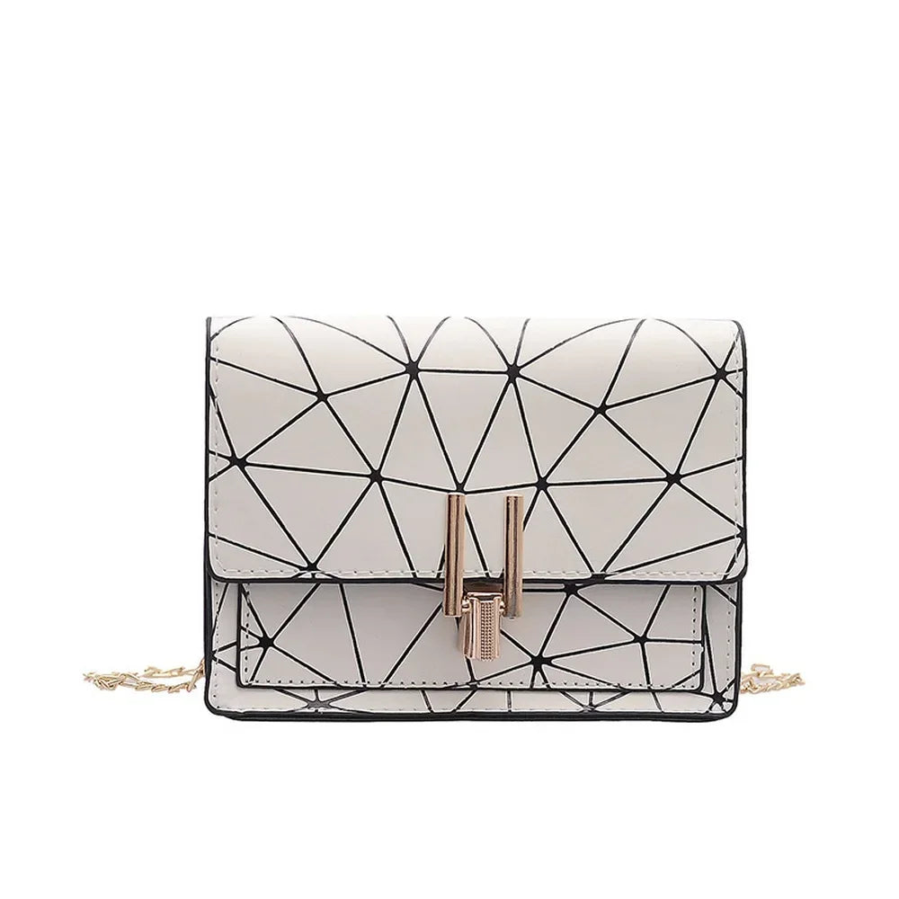 Women's Handbags Striped Square Designe Crossbody Bags High Capacity Fine Texture Soft Comfortable Female's Crossbody Bag