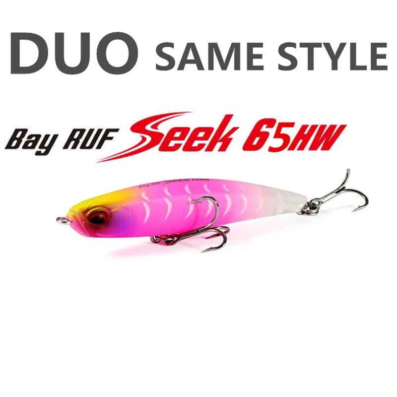 LURETV Japan Duo SAME STYLE Bay Ruf Seek 75S Submerged Pencil Ultra Long Range Throwing Mouth Sensing Fish 6.5cm 8.5g 9001