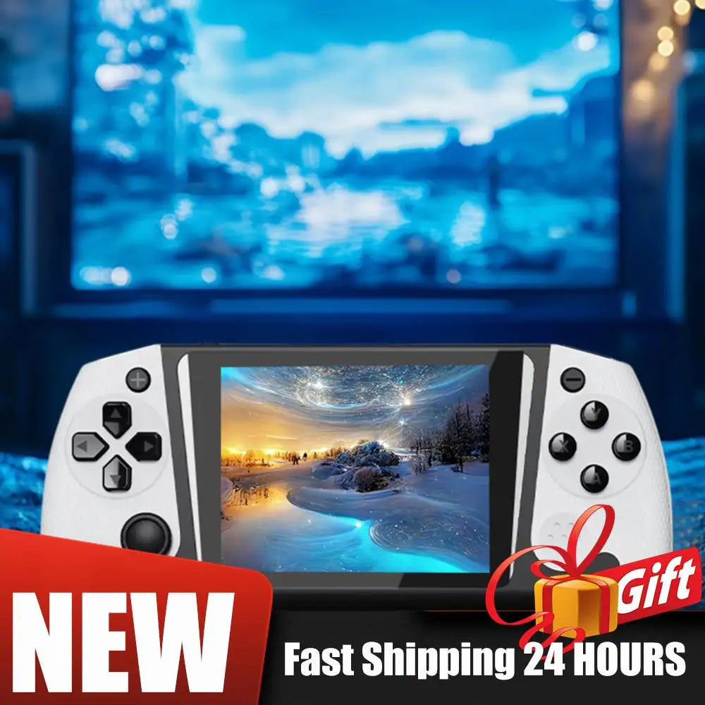 LCD Screen Retro Handheld Video Game Console Included 500 Classic Games TV Connect Nostalgic Game Console for Single Player