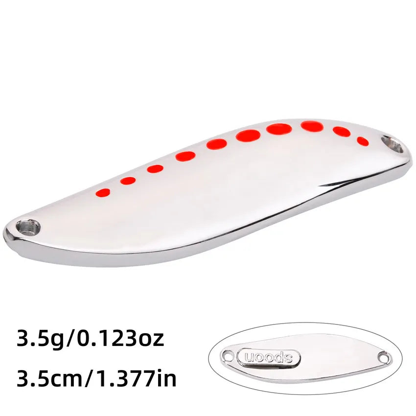 Metal Vib Leech Spinners Spoon Lures 2.5g 5g 7.5g 10g 15g 20g 25g 30g Artificial Bait Lure Fishing Tackle for Bass Pike Perch
