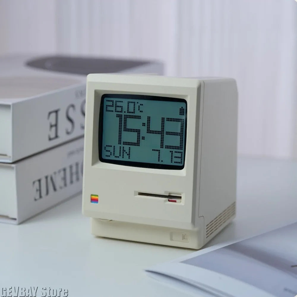 Retro Clock Desktop Alarm Digital Clock Student Specific Wake Up Artifact Nostalgic Desktop Male Electronic Maclock Ornament