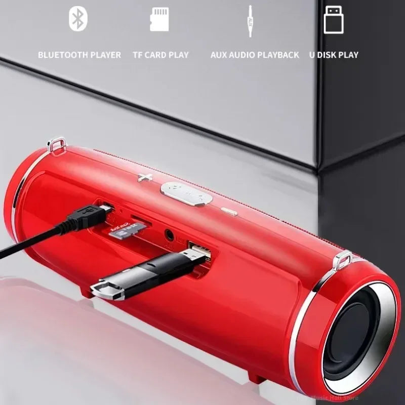 Caixa De Som  Portable Wireless Speaker Bluetooth 200W High Power Outdoor Audio 3D Stereo Surround TWS FM Voice RHDE Promotion