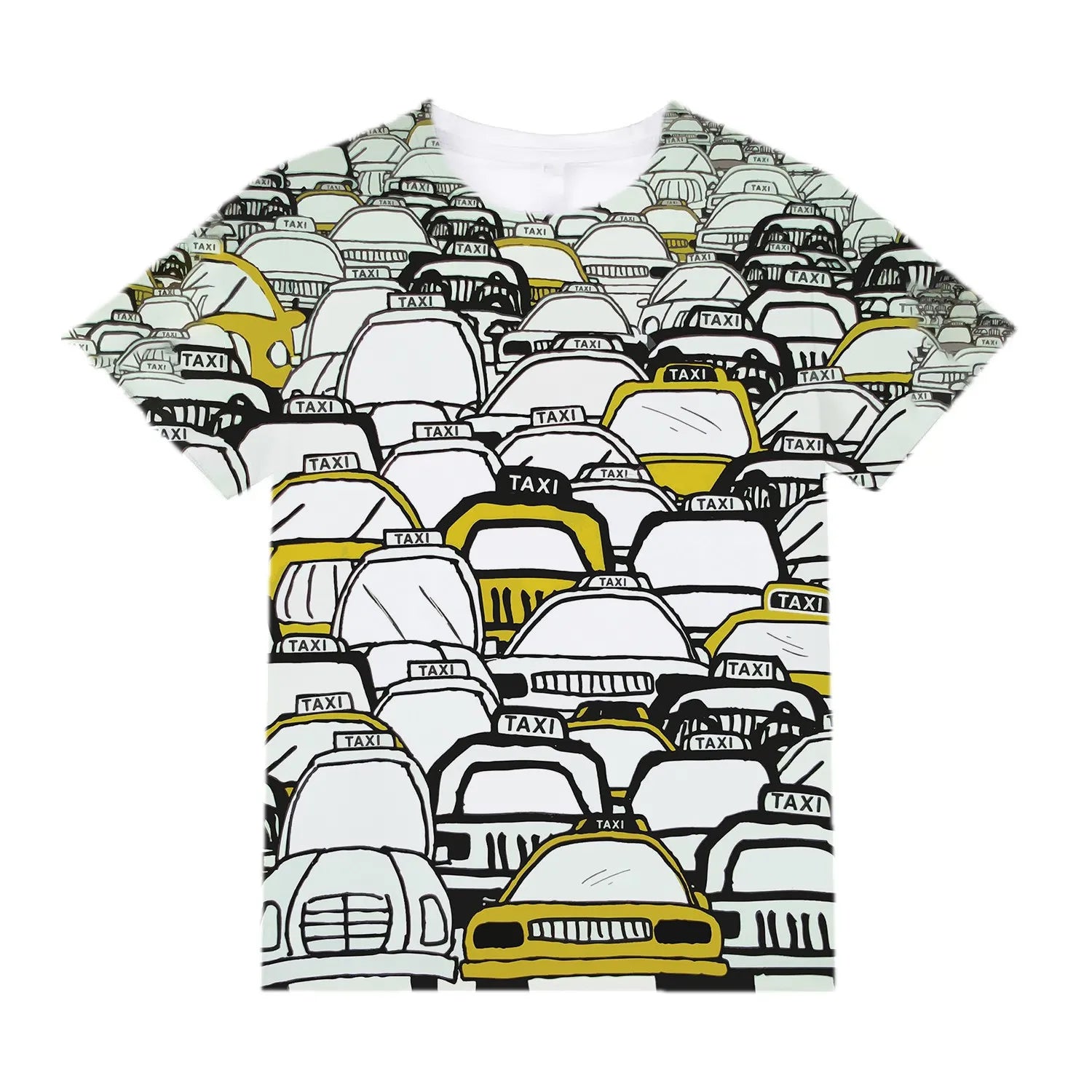 Kids Clothes for Girls from 2 to 7 Years Cute Things Cartoon Car Fashion T-Shirt Boys 9 to 14 Years White Tshirt Summer Tees Top