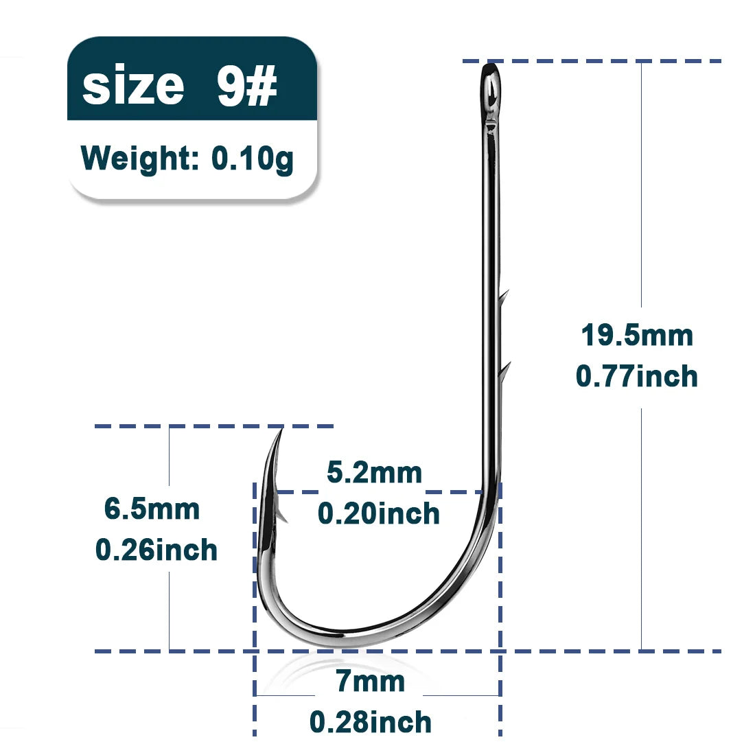 9KM 25Pcs Baitholder Fishing Hooks Sea Fishing Shank Beak Live Bait Holder Fishing Worm Hooks Accessories Tackle