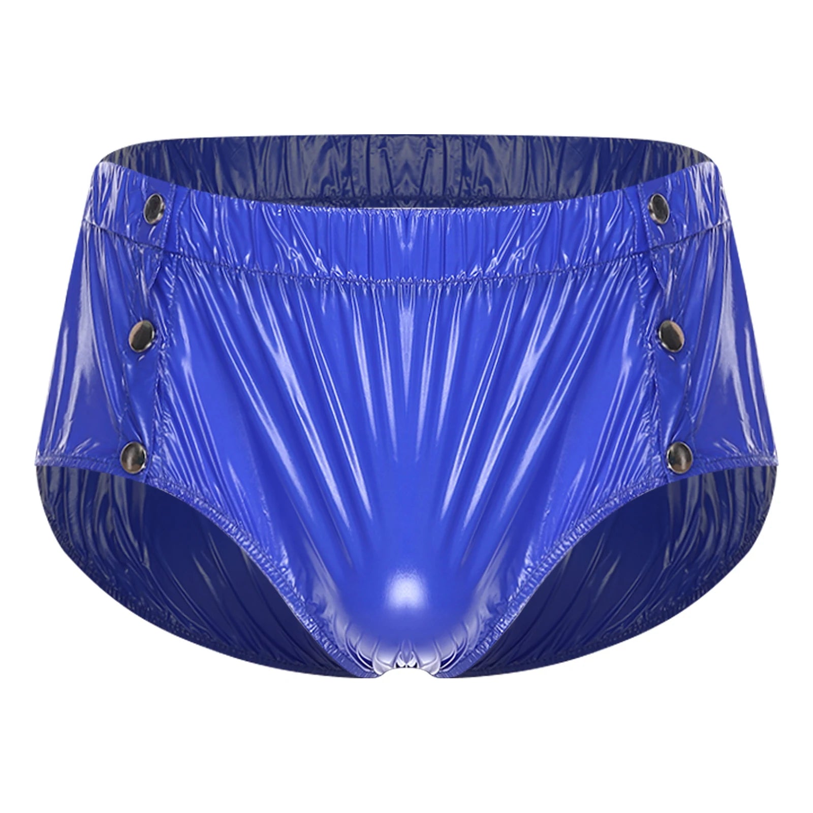 Mens Adaptive Underwear Waterproof Diaper Cover Front Pressing Buttons Anti-leak Briefs Bottoms for Elderly Special Needs